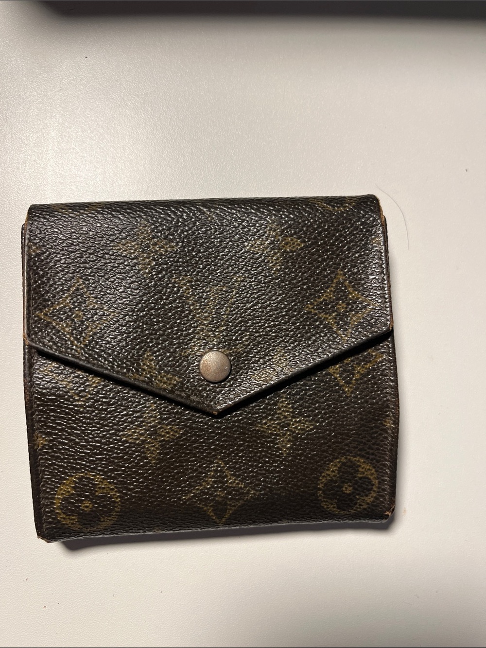 Louis Vuitton Monogram Envelope Wallet in Brown and Tan